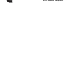Cummins M11 Series Engines Shop Manual - PDF Download (November 1994)