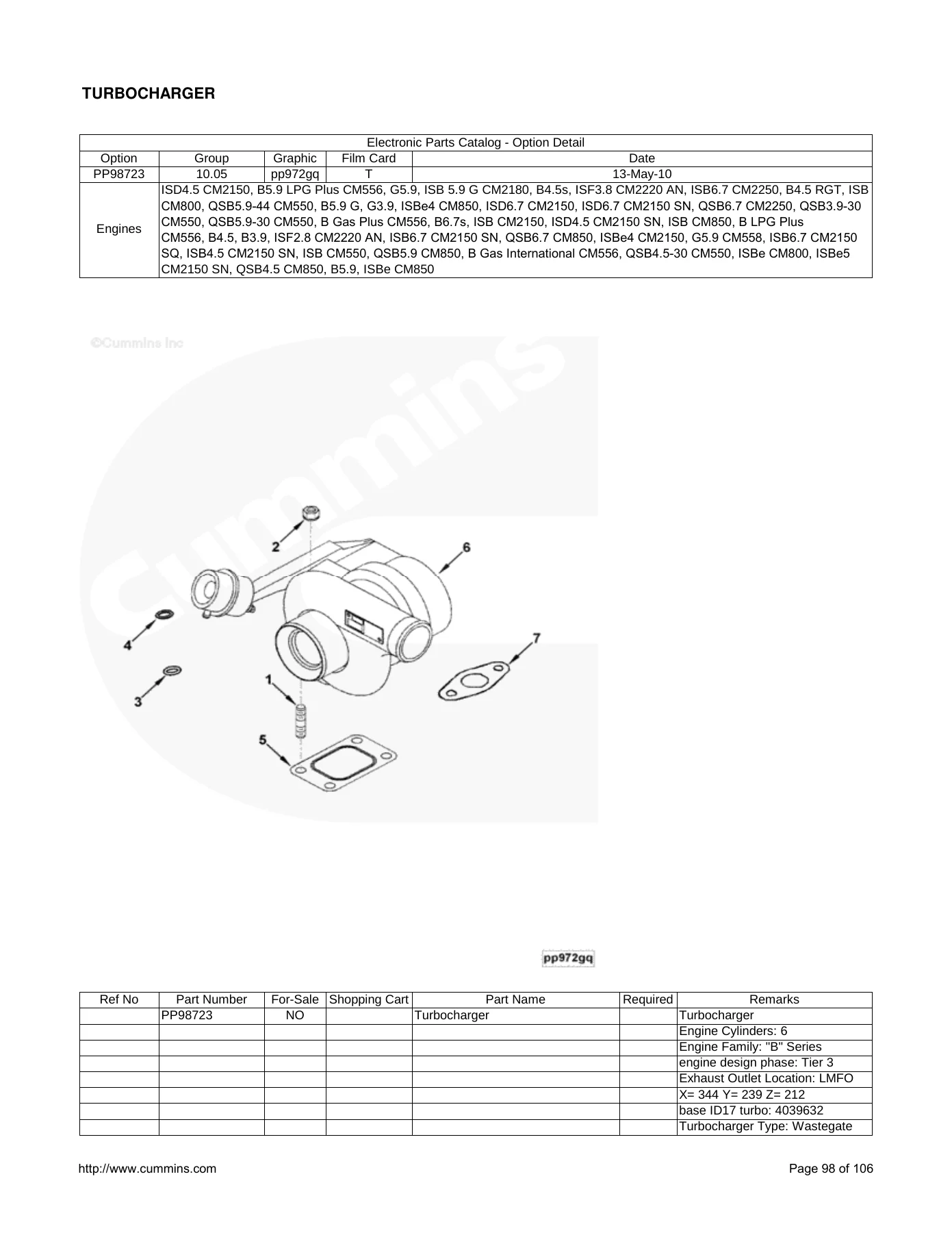 Cummins QSB6.7 CPL426 Engine Parts Catalog - Serial 46958952 PDF - Image 3