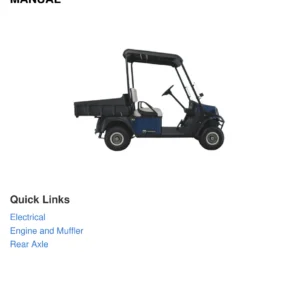 Cushman Hauler 800 Service & Parts Manual 666414-F 2019 - PDF Download