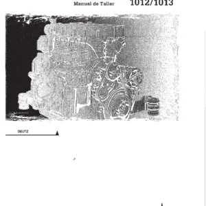 DEUTZ BFM 1012/1013 Diesel Engine Workshop Manual - Full Repair & Service PDF