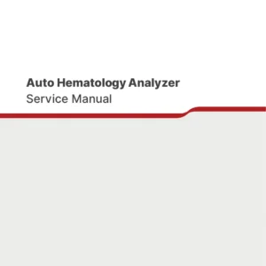 DF55 Auto Hematology Analyzer Service Repair Manual - PDF Download