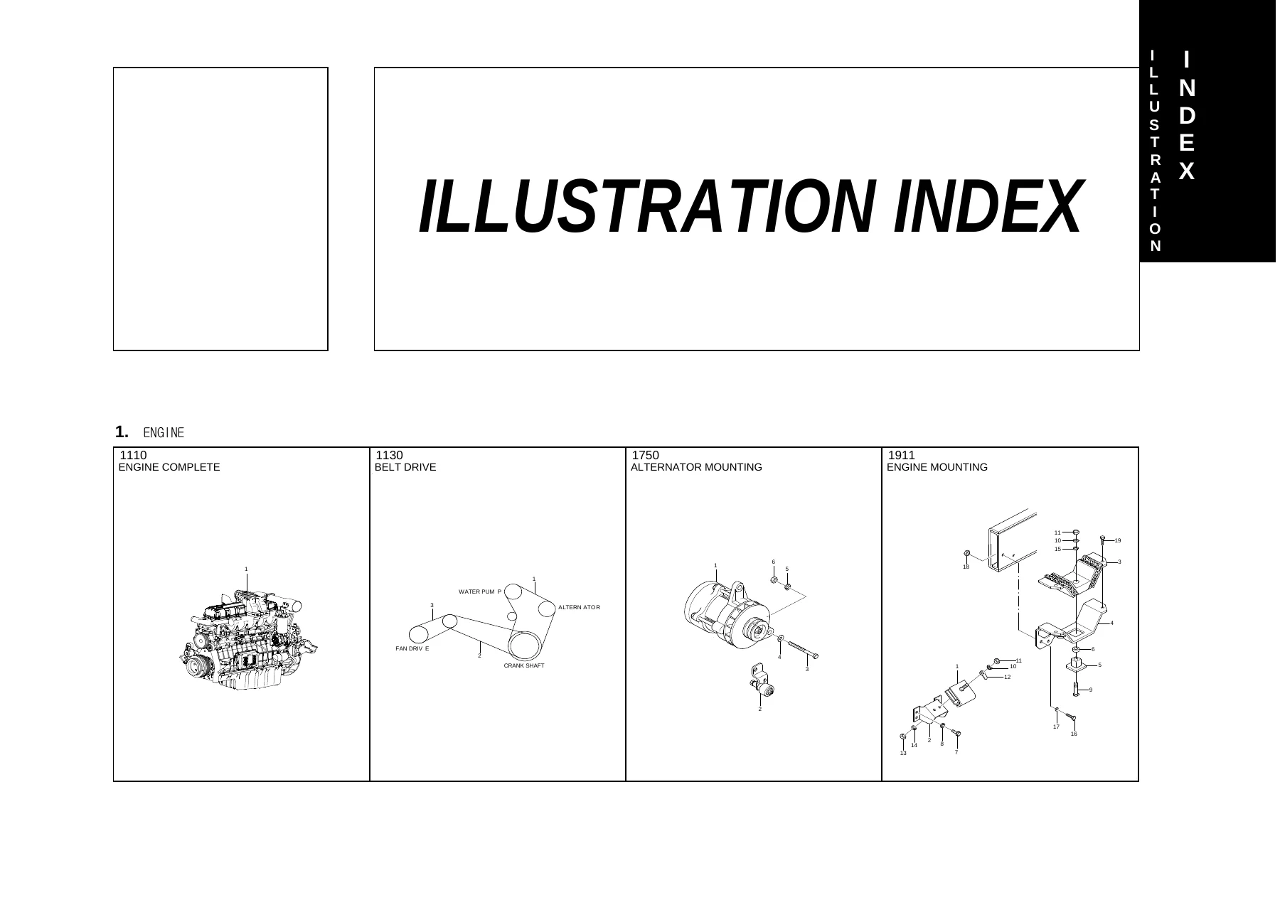 Daewoo BS106 Bus Parts Catalog PDF - Illustrated Parts Manual with Exploded Views - Image 2