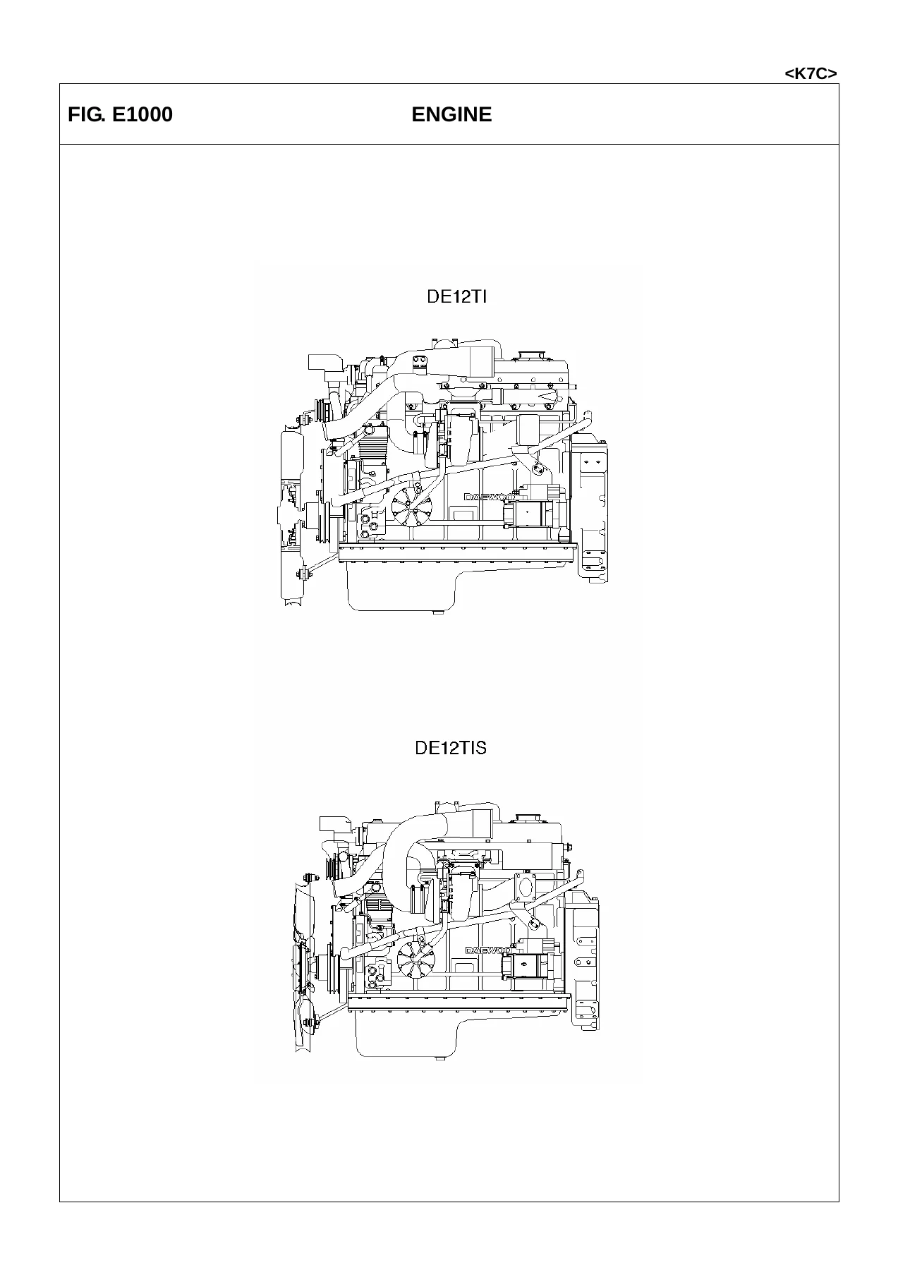 Daewoo K7C6F K7CEF Heavy Truck Chassis Parts Catalog PDF - K7C Series 6x4 Illustrated Parts Manual - Image 2