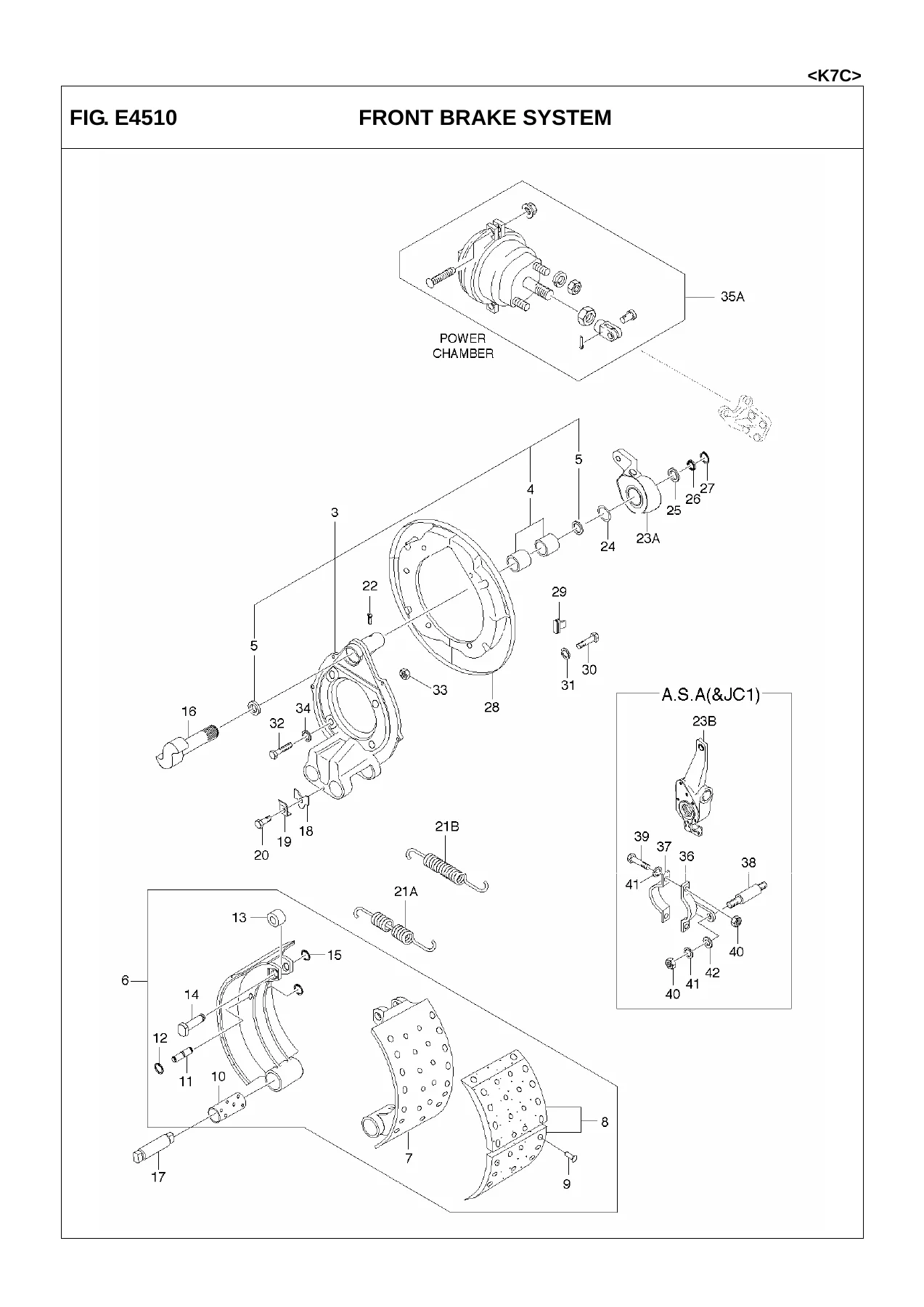 Daewoo K7C6F K7CEF Heavy Truck Chassis Parts Catalog PDF - K7C Series 6x4 Illustrated Parts Manual - Image 3