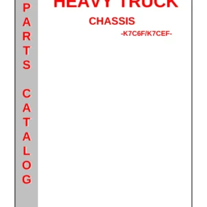 Daewoo K7C6F K7CEF Heavy Truck Chassis Parts Catalog PDF - K7C Series 6x4 Illustrated Parts Manual