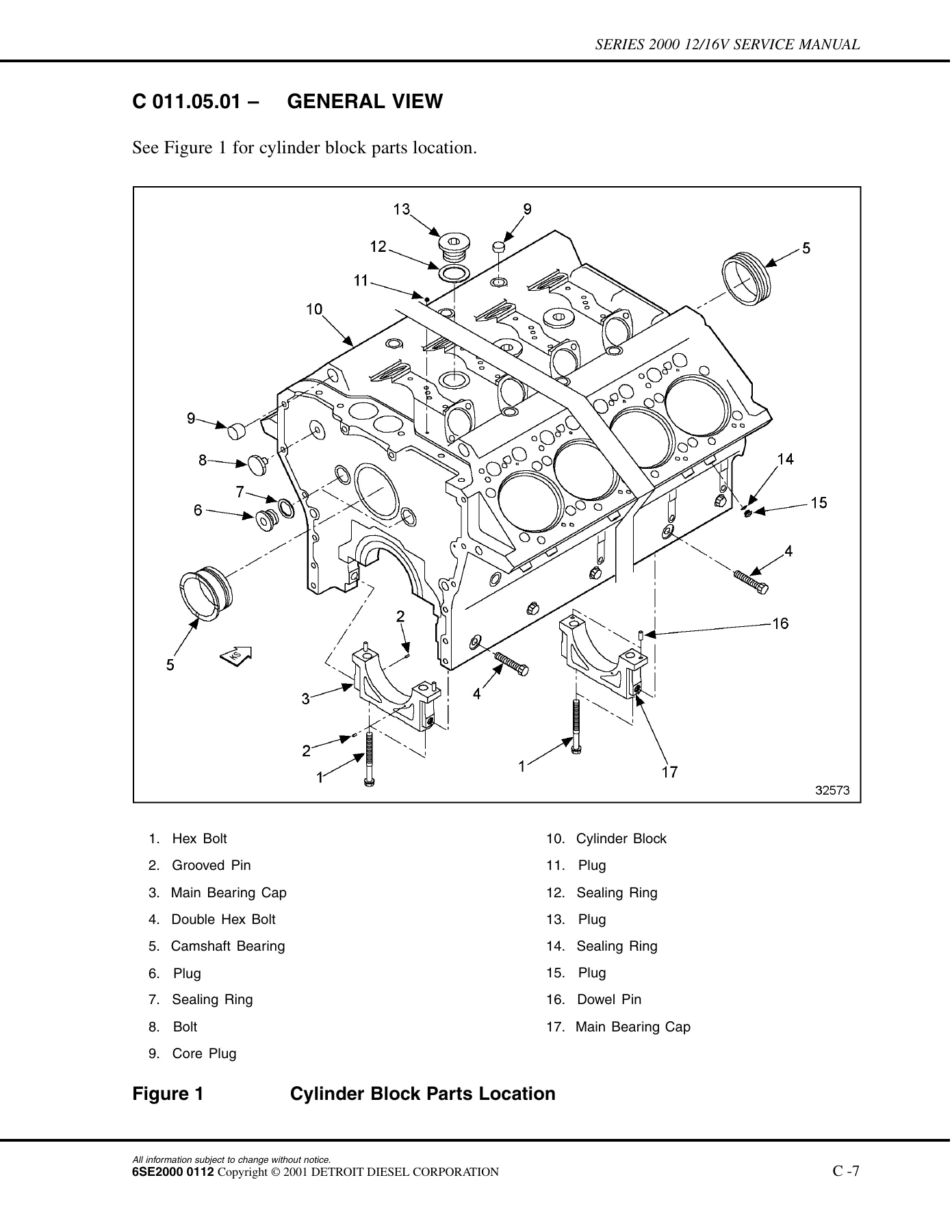 Detroit Diesel MTU Series 2000 12V and 16V Engines Service Manual 6SE2000 - Image 3