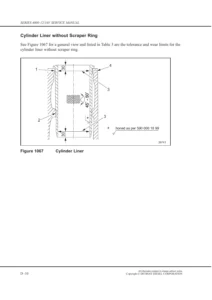 Detroit Diesel MTU Series 4000 12V-16V Tolerances and Wear Limits Appendix D Service Manual