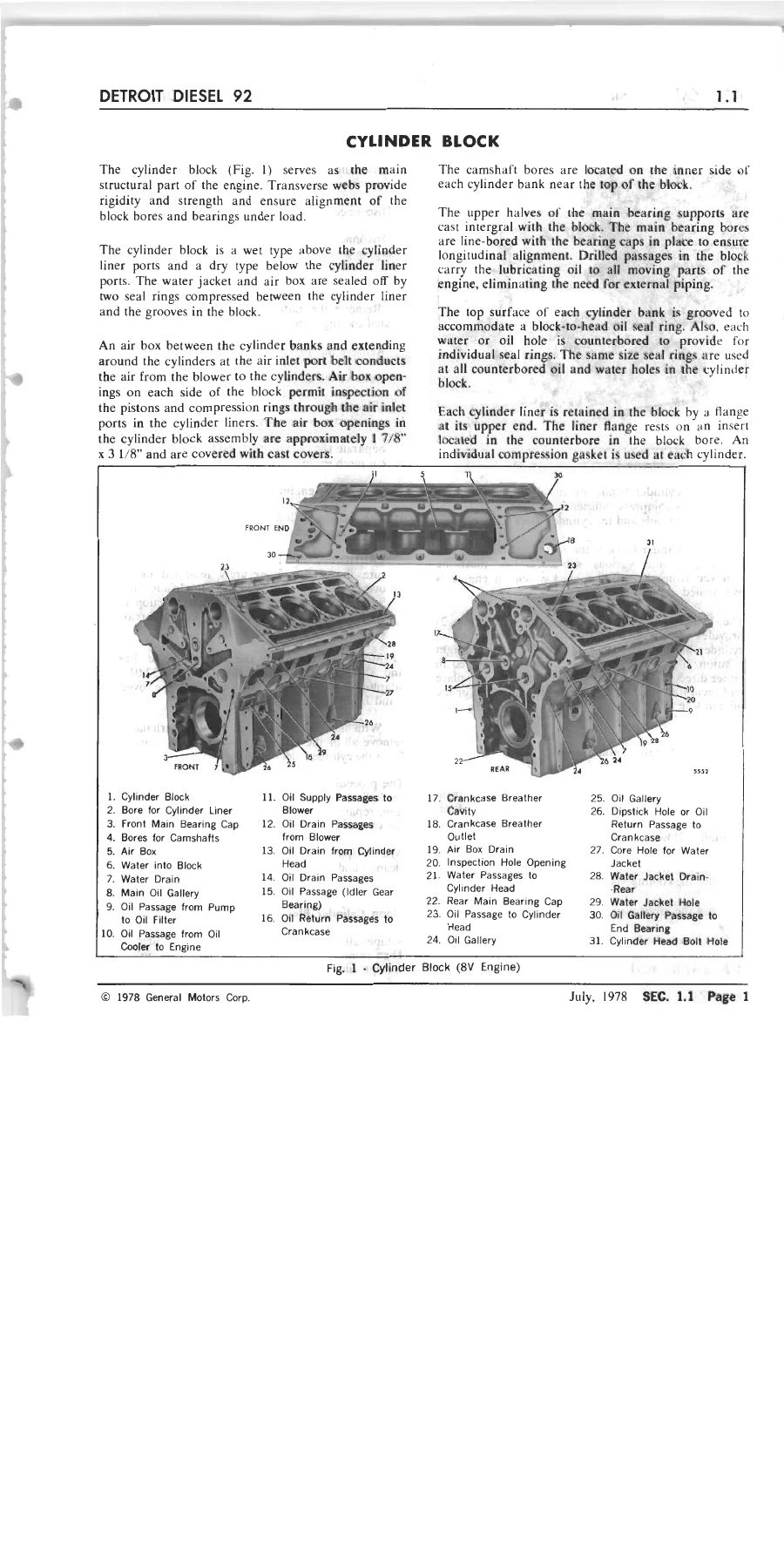 Detroit Diesel Series 92 Service Manual - 6V-92, 8V-92 & 16V-92 Engine Repair PDF - Image 2