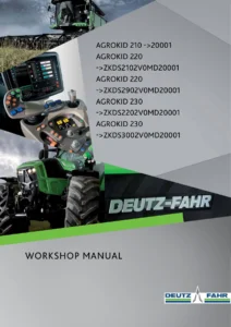 Deutz-Fahr Agrokid 210 220 230 Workshop Manual - PDF Repair Guide