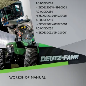 Deutz-Fahr Agrokid 210 220 230 Workshop Manual - PDF Repair Guide