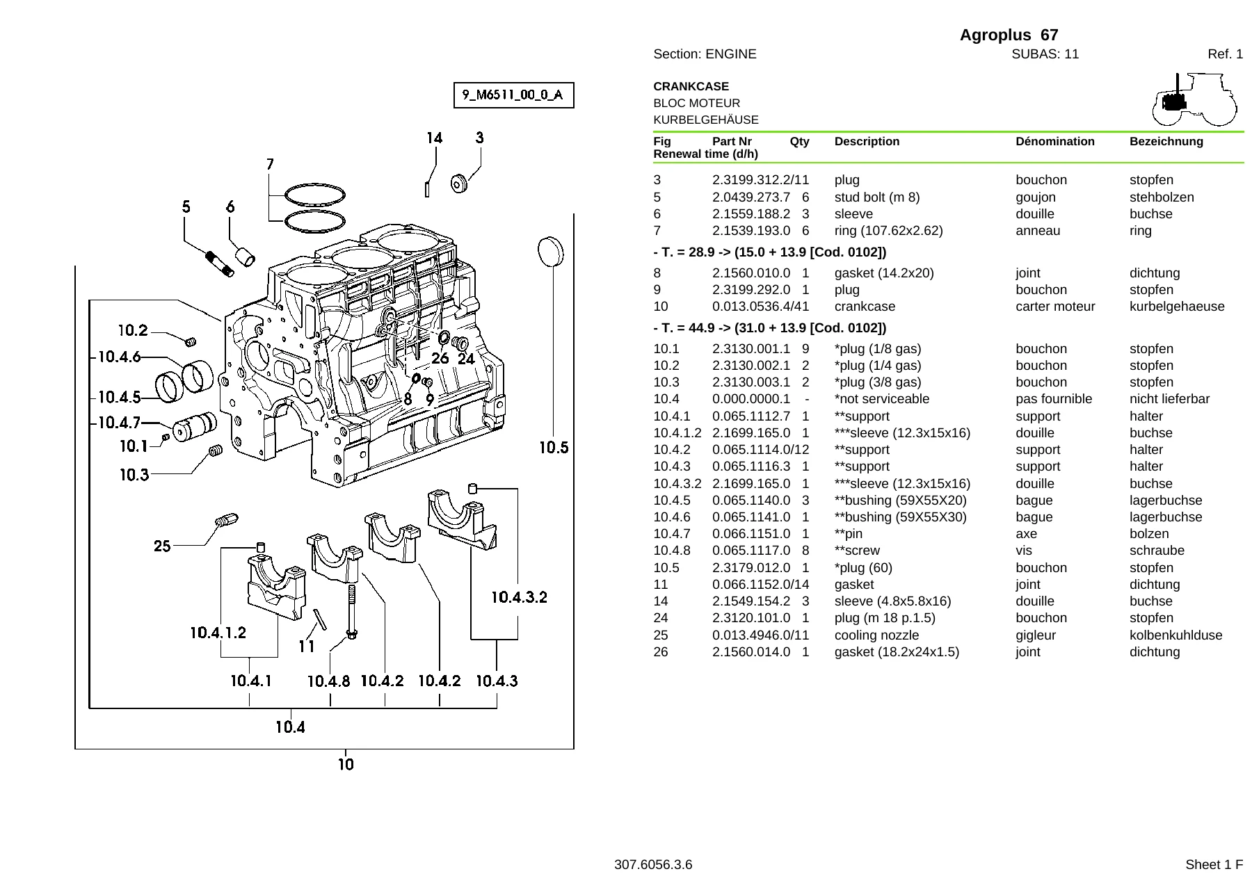 Deutz-Fahr Agroplus 67 77 87 Workshop Standard Times Repair Manual - Image 2