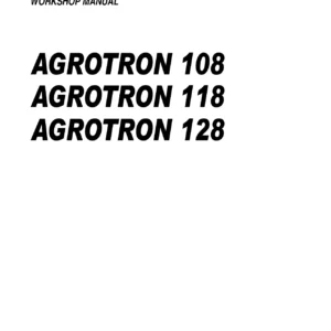 Deutz-Fahr Agrotron 108 118 128 Tractor Workshop Manual - PDF Download