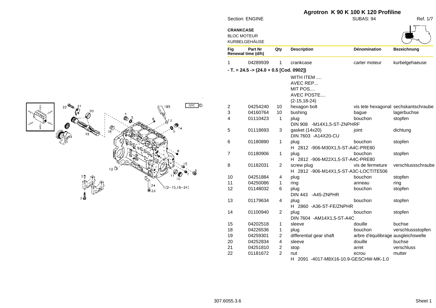 Deutz-Fahr Agrotron K90 K100 K110 K120 Profiline Workshop Standard Times Manual - PDF - Image 2