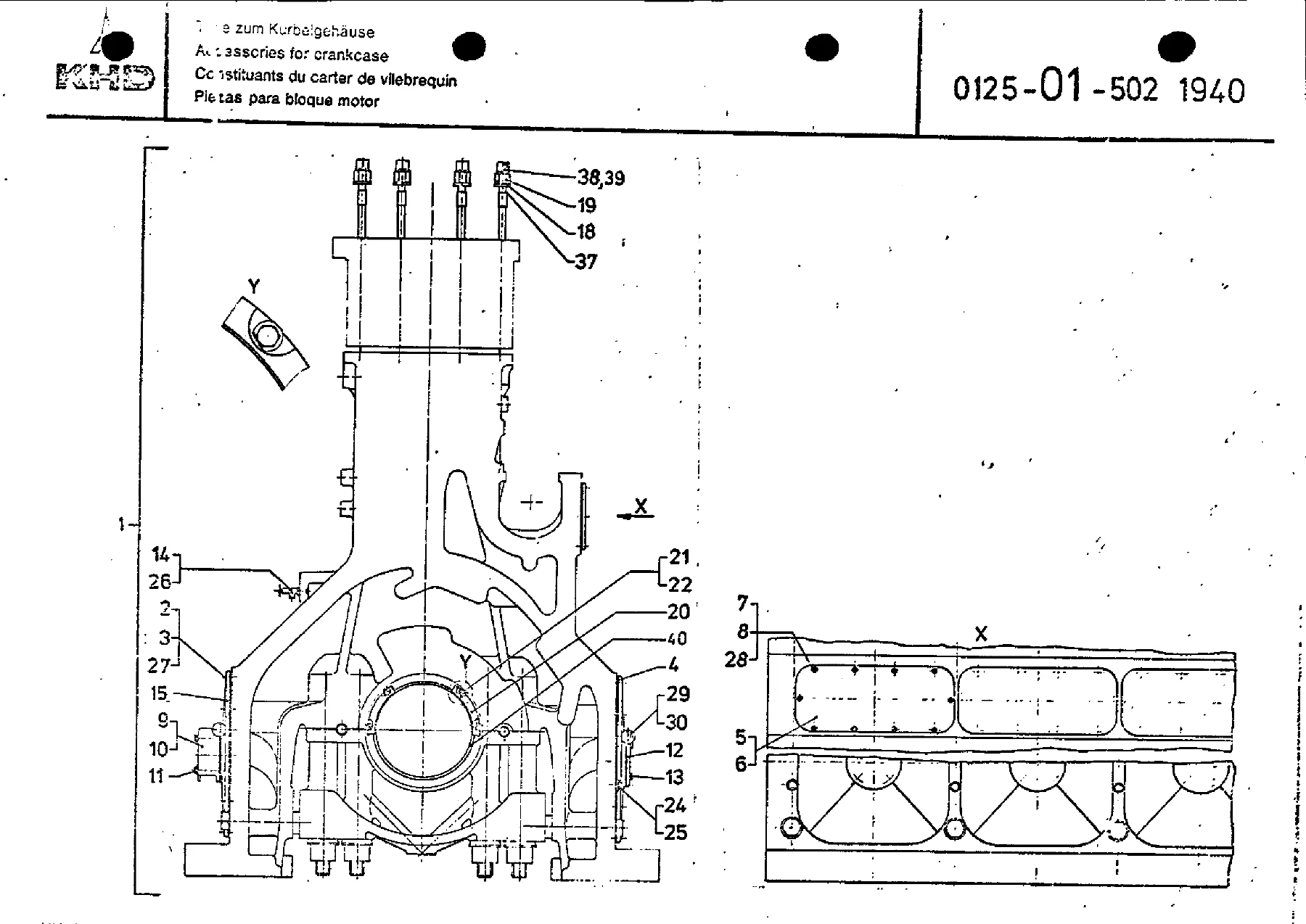 Deutz SBV 8M-540 Diesel Engine Spare Parts List - Serial 6729695 PDF - Image 2