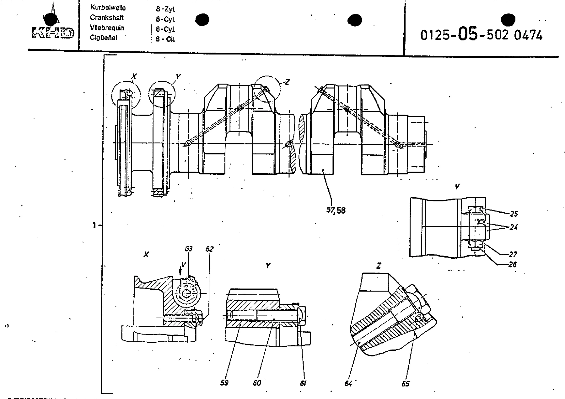 Deutz SBV 8M-540 Diesel Engine Spare Parts List - Serial 6729695 PDF - Image 3