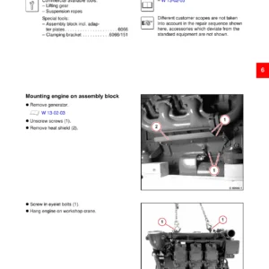 Deutz TCD 2015 Engine Workshop Manual - Job Cards Repair Guide