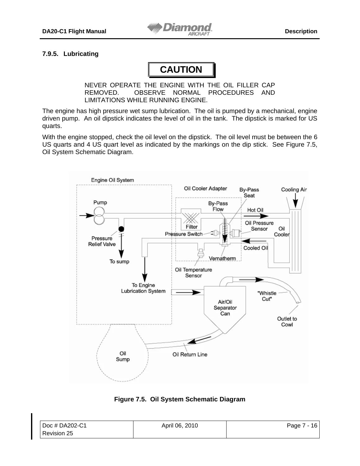 Diamond DA20-C1 Aircraft Flight Manual - Revision 25 (April 2010) - PDF - Image 3