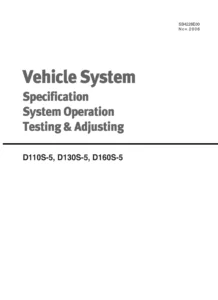Doosan D110S-5 D130S-5 D160S-5 Service Manual - SB4217E/SB4225E00 PDF