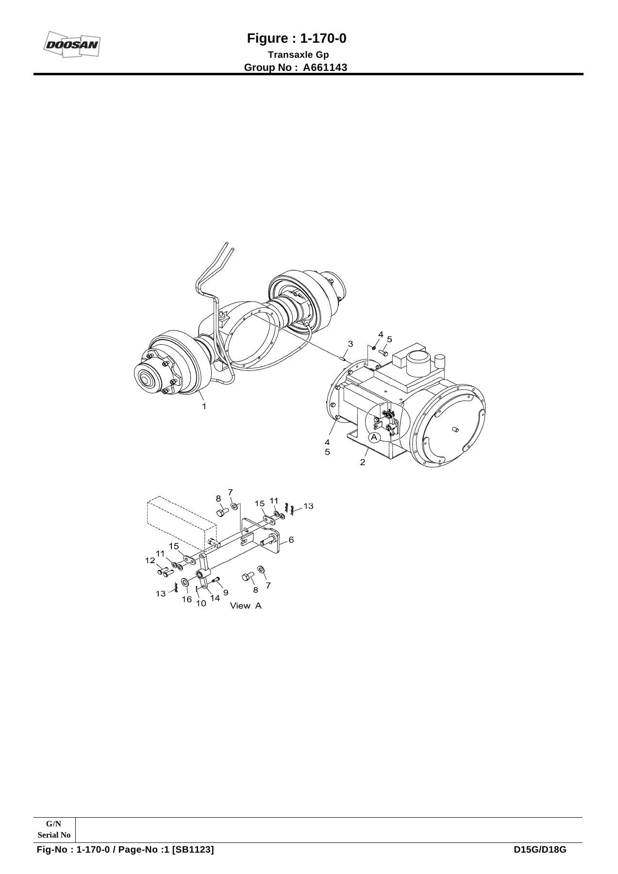 Doosan D15G & D18G Forklift Parts Book SB1123E01 - Complete PDF Parts Catalog - Image 3