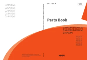 Doosan D20NX D25NX D30NX D33NX D35NX Lift Truck Parts Book PDF Download