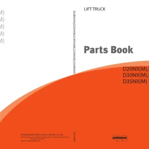Doosan D20NX D25NX D30NX D33NX D35NX Lift Truck Parts Book PDF Download