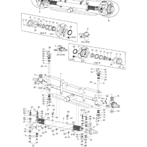 Doosan D60S-5 D70S-5 Forklift Parts Catalogue SB1113E10 - 3 Speed Transmission