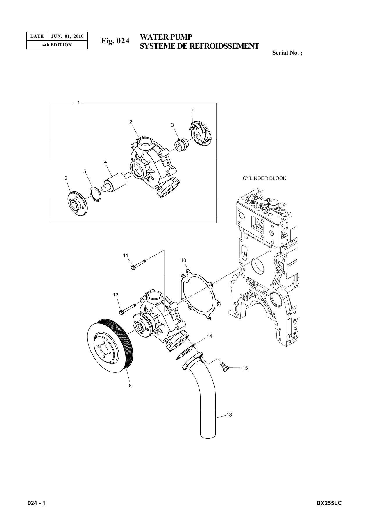 Doosan DX255LC Excavator Illustrated Parts Catalogue 2010 English-French PDF - Image 3