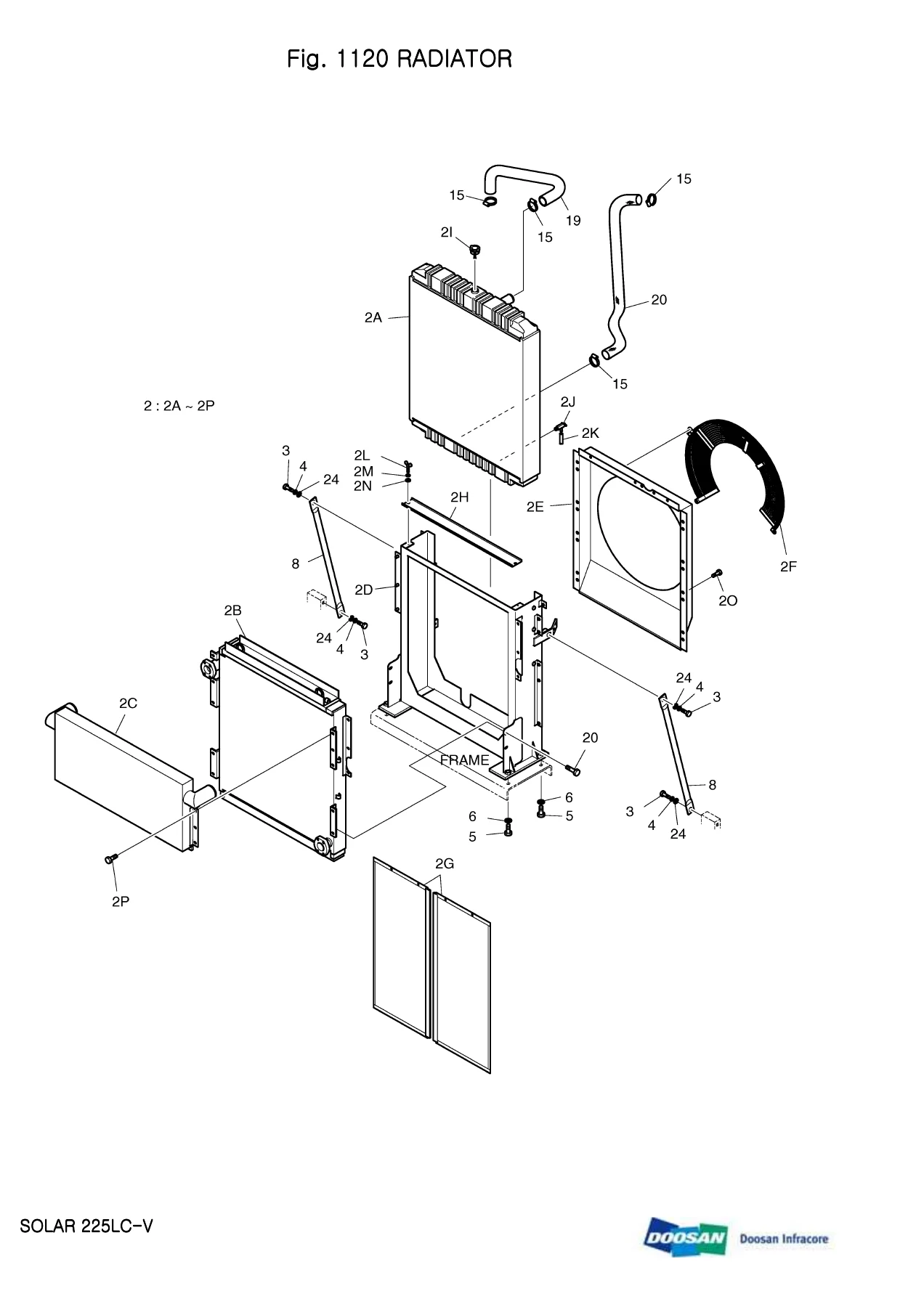 Doosan Solar 225LC-V Excavator Parts Catalog PDF - Complete Illustrated Parts Manual - Image 3