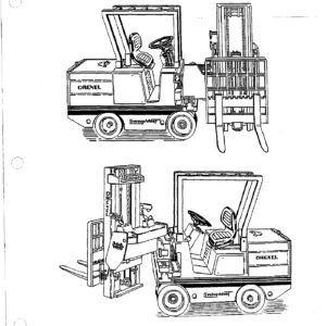 Drexel SL-44-3-ESS SwingMast Electric Forklift Technical Manual 1988