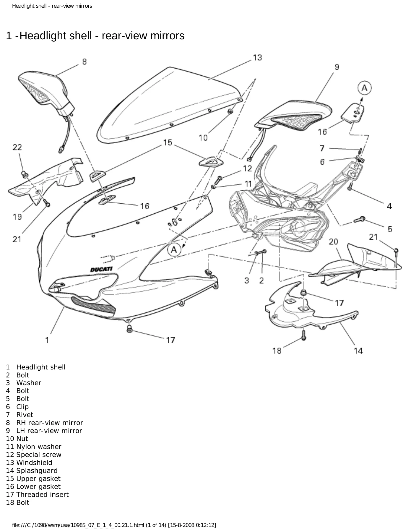 Ducati Superbike 1098 & 1098S 2007 Workshop Manual - Complete Service & Repair Guide PDF - Image 2