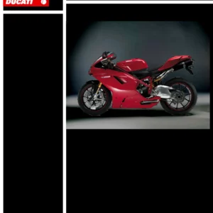 Ducati Superbike 1098 & 1098S 2007 Workshop Manual - Complete Service & Repair Guide PDF