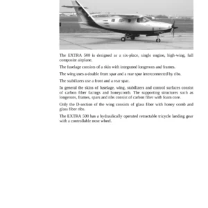 EXTRA 500 Maintenance Manual EA-0B702 - Complete Turboprop Aircraft Workshop Manual PDF