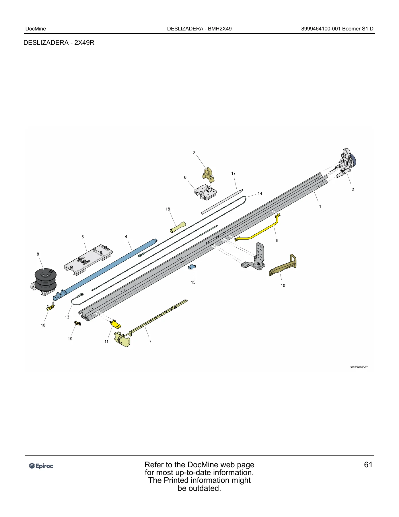 Epiroc Boomer S1 D Spare Parts Catalog 8999464100-001 PDF - Image 2