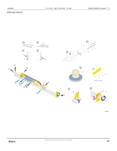 Epiroc Boomer T1 D Spare Parts Catalog 8999562900-001 - COP MD20 Rock Drill Illustrated Parts Manual
