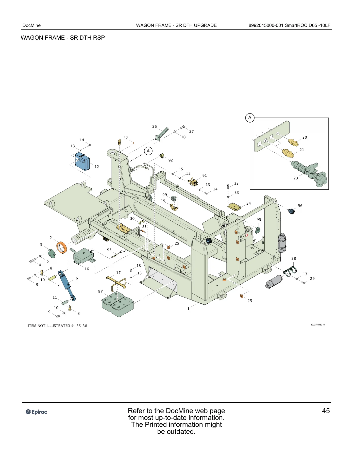 Epiroc SmartROC D65 10LF Spare Parts Catalog 8992015000-001 PDF - Image 2