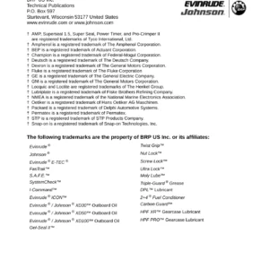 Evinrude E-TEC 40 50 60 75 90 HP Outboard Service Repair Manual PDF