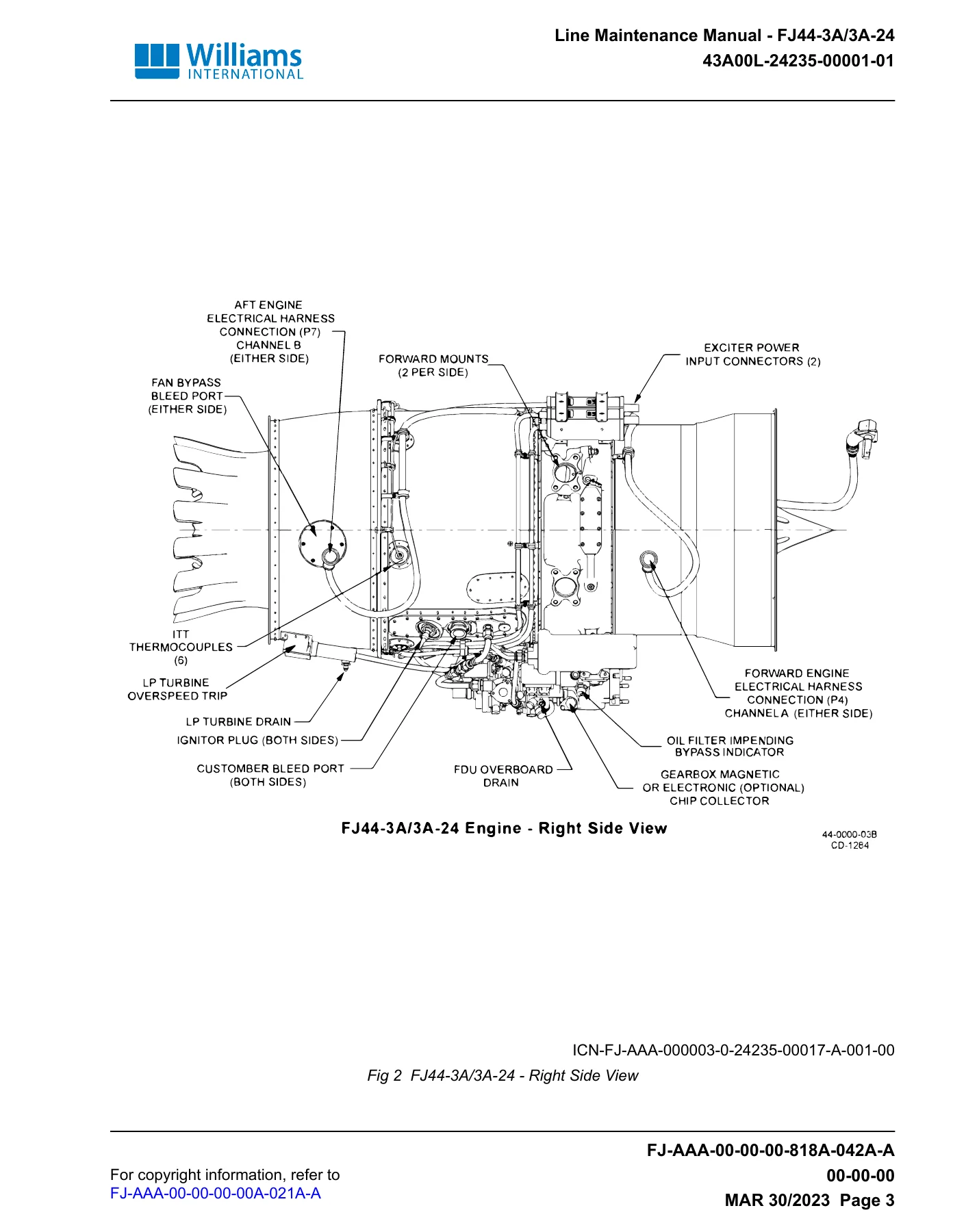 FJ44-3A/3A-24 Line Maintenance Manual PDF - Williams International Turbofan Engine Guide - Image 3