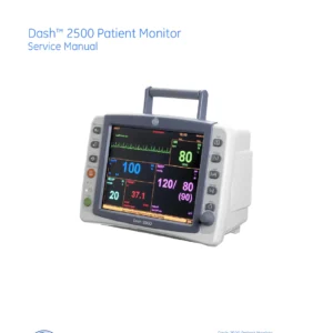 GE Dash 2500 Patient Monitor Service Manual (2042481-001, Rev C) - PDF Download