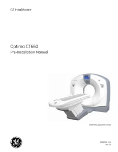 GE Optima CT660 CT Scanner Pre-Installation Manual - Direction 5368510-1EN Rev 13