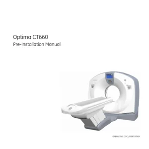GE Optima CT660 CT Scanner Pre-Installation Manual - Direction 5368510-1EN Rev 13