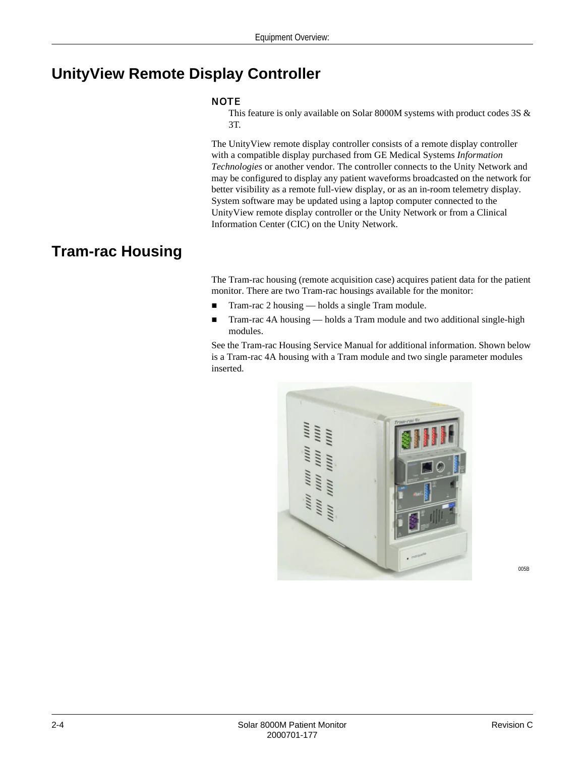 GE Solar 8000M Patient Monitor Service Manual – Rev C (2005) PDF Download - Image 3