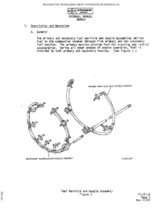 Garrett TPE331 Fuel Manifold & Nozzle Assembly Overhaul Manual 73-10-16