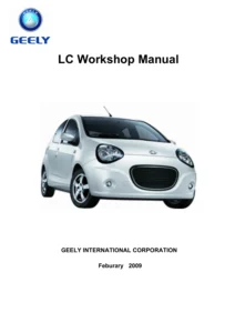 Geely LC Series HQ7101 HQ7101B1 HQ7131 Workshop Manual PDF Download