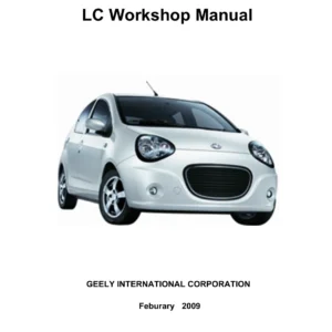 Geely LC Series HQ7101 HQ7101B1 HQ7131 Workshop Manual PDF Download