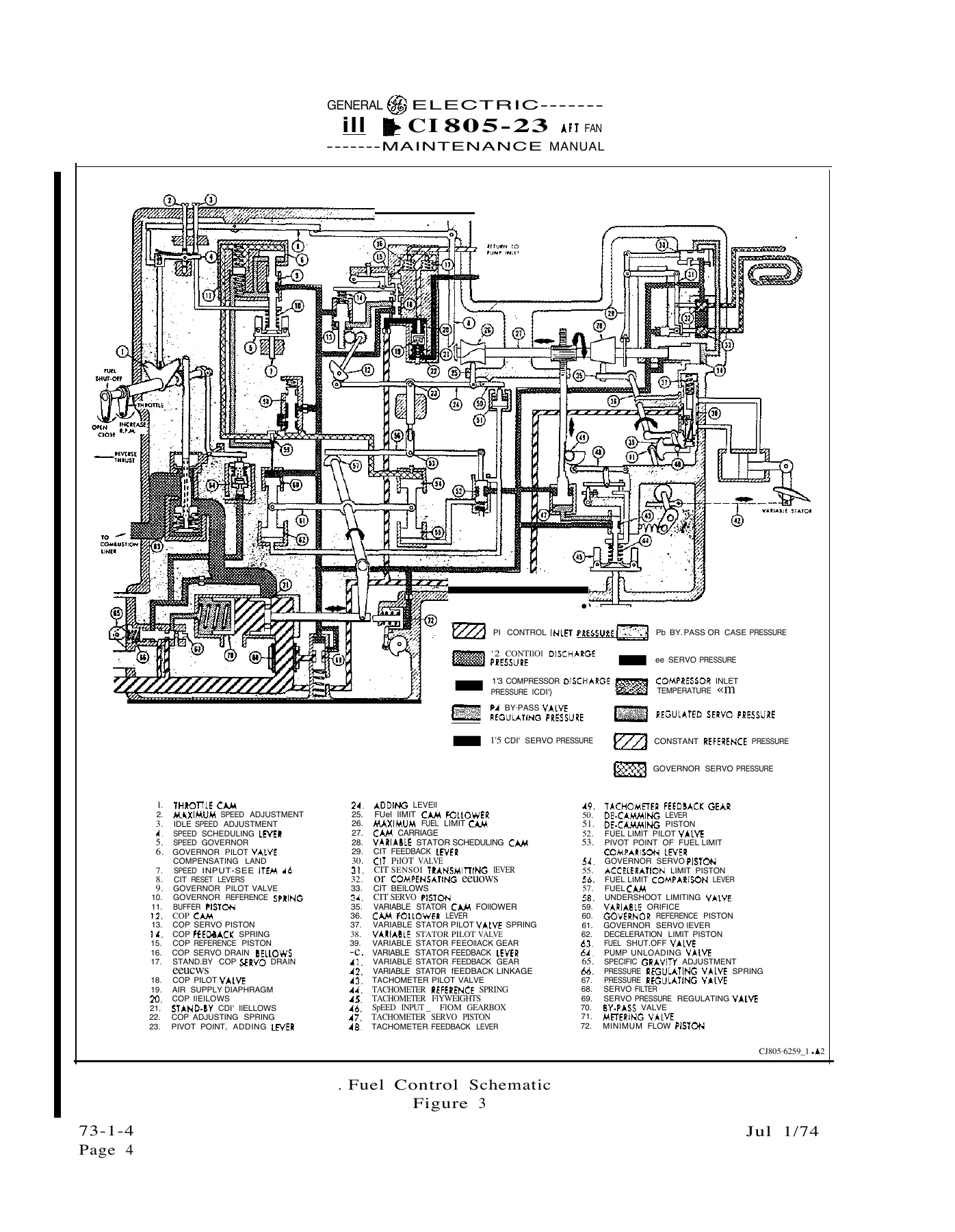 General Electric CJ805-23 & CJ805-23B Aft Fan Engine Maintenance Manual - GE Jet Engine Service & Repair Guide (PDF) - Image 3