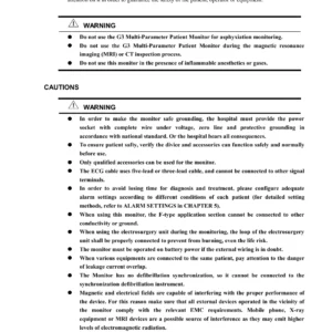 General Meditech G3 Patient Monitor Service Manual (2009) - PDF Download