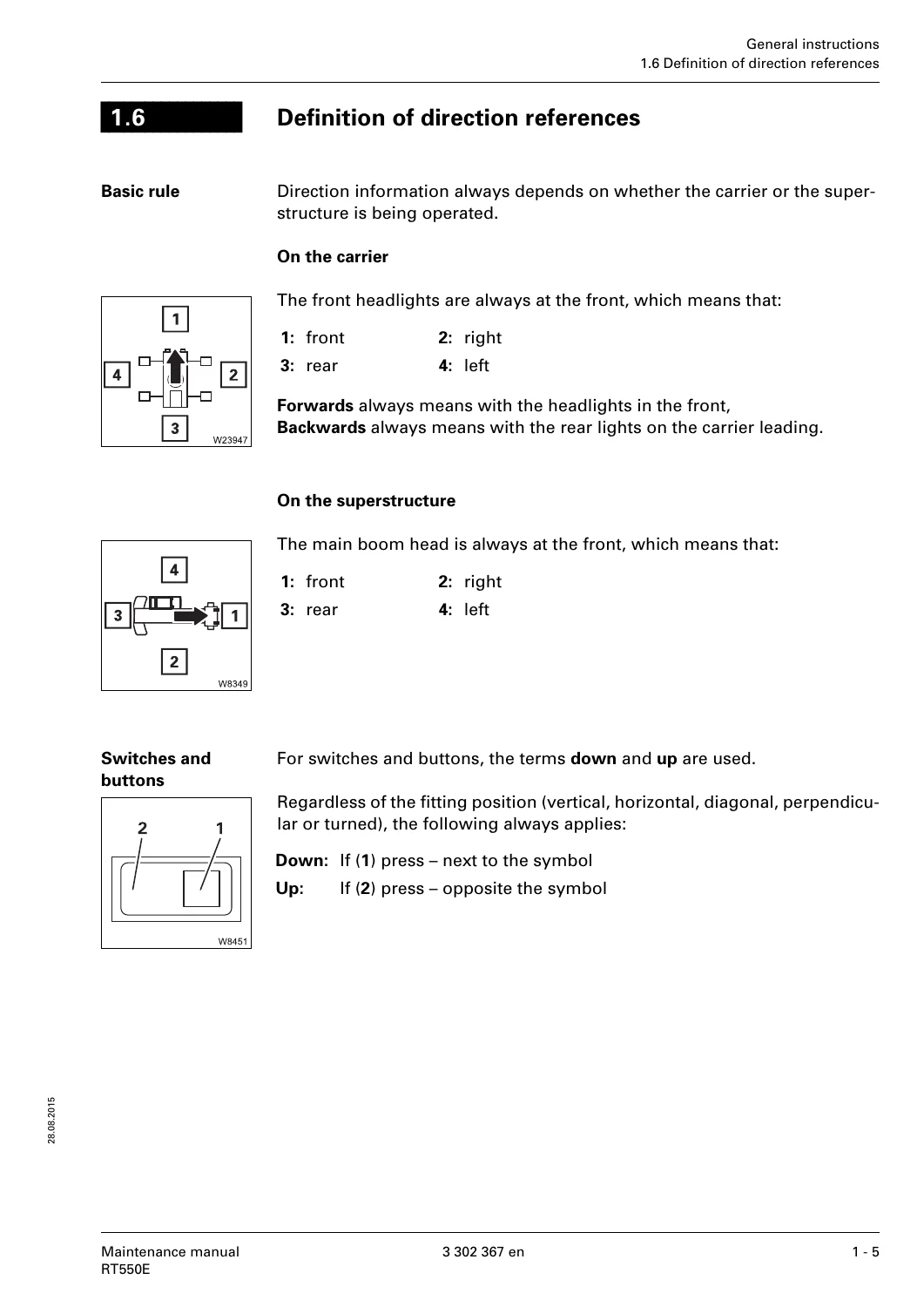 Grove RT550E All-Terrain Crane Maintenance Manual - 3 302 367 en (2015) - PDF - Image 3