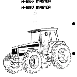 Hürlimann H-6165 Master H-6190 Master Tractor Workshop Manual - PDF