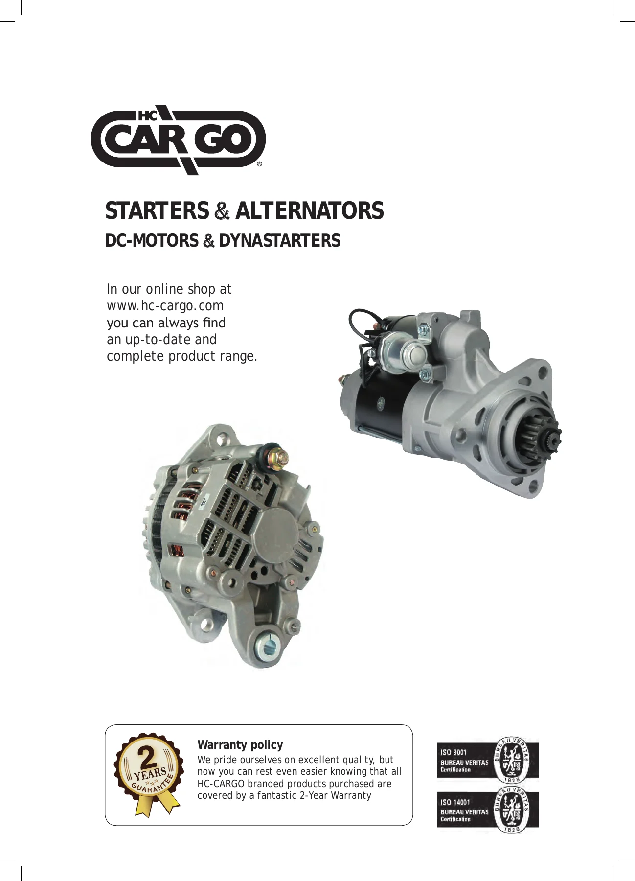 HC Cargo Alternators & Starters Catalog 2020-2022 - Complete Parts Reference PDF - Image 2