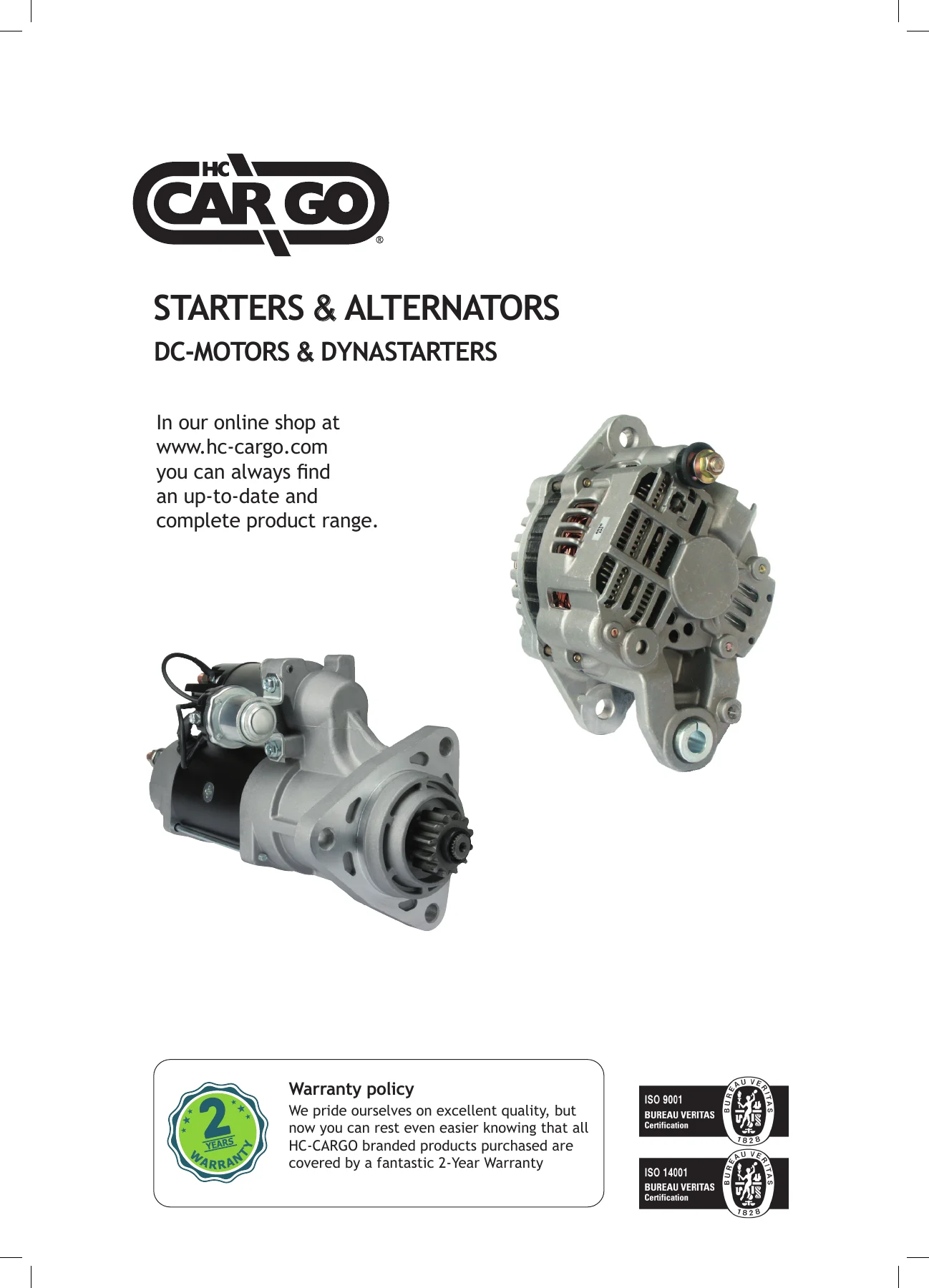 HC Cargo Alternators & Starters Catalog 2023-2025 β Complete Parts Reference Guide - Image 2